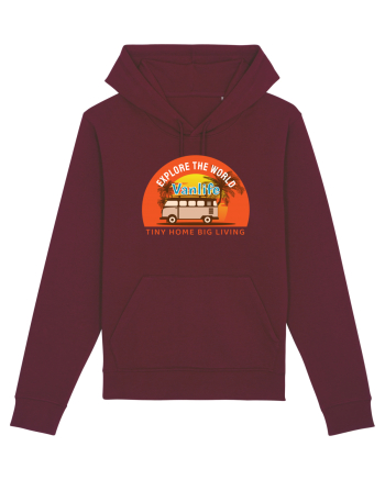 Explore The World Van Life Burgundy