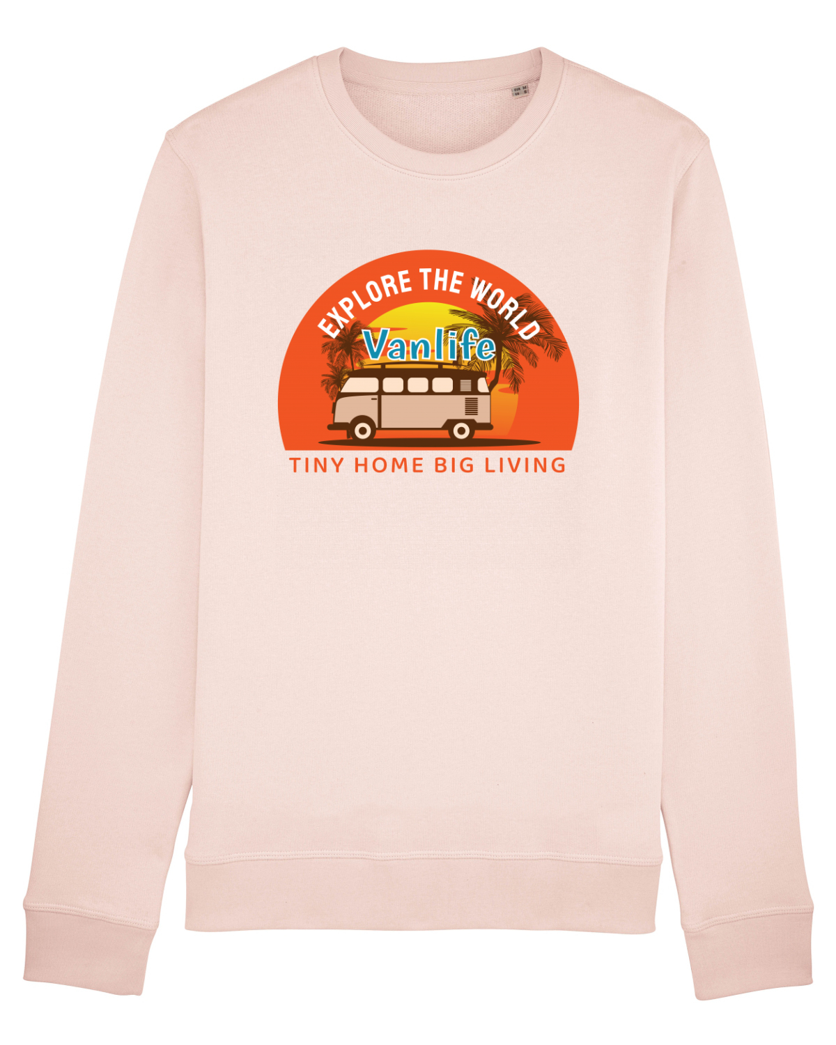 Bluză mânecă lungă Unisex Rise Candy Pink