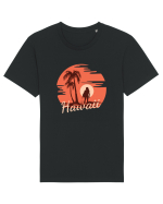 Hawaii Amazing Sunset Girl Tricou mânecă scurtă Unisex Rocker