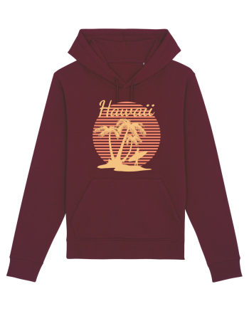 Hawaii Surf Paradise Burgundy