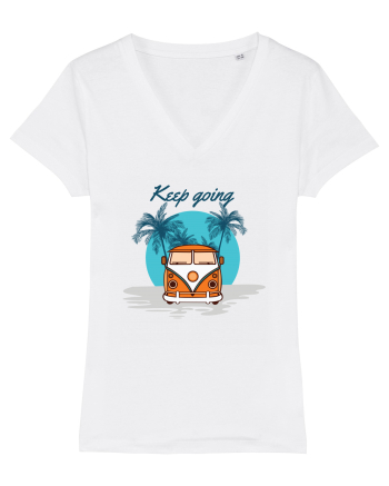 Keep Going Van Life White