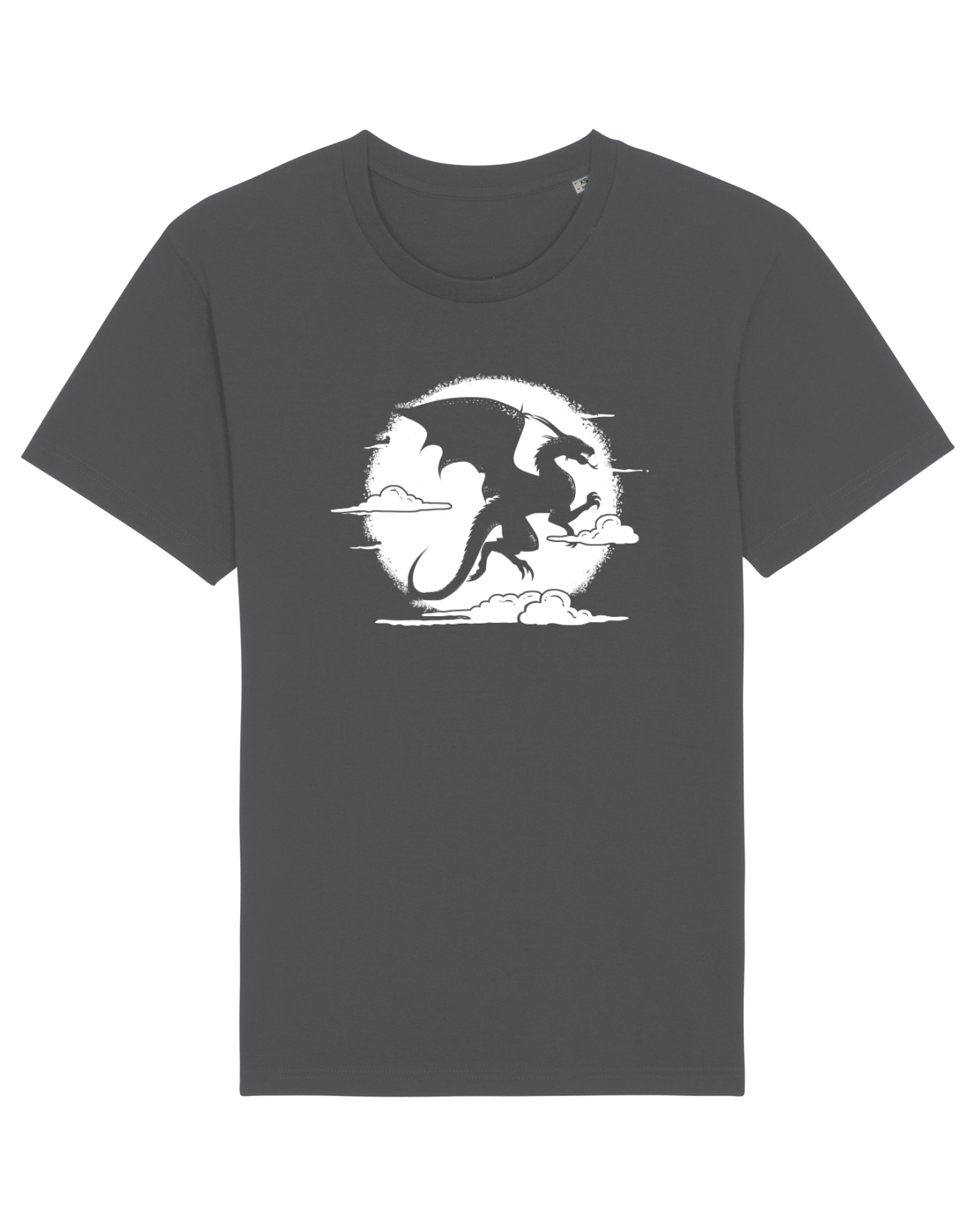 Tricou mânecă scurtă Unisex Rocker Anthracite