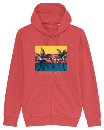Miami Beach Florida Carmine Red