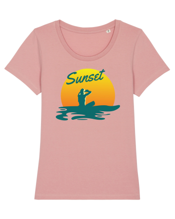 Ocean Sunset Blue Wave Canyon Pink