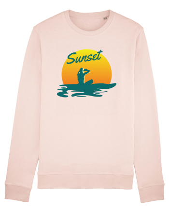 Ocean Sunset Blue Wave Candy Pink