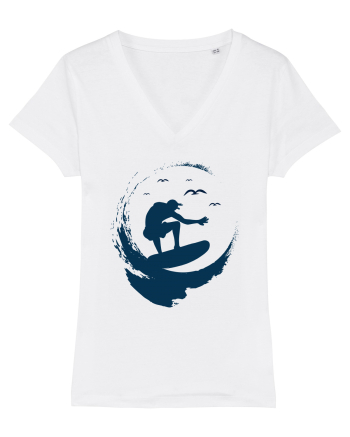 Perfect Wave Surf Life Ocean White
