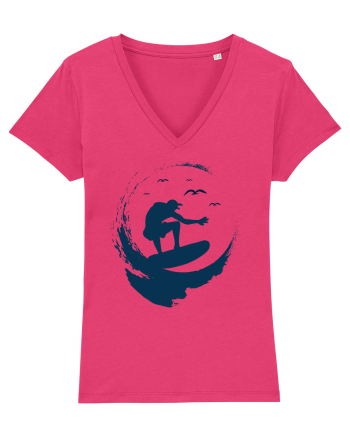 Perfect Wave Surf Life Ocean Raspberry