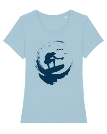 Perfect Wave Surf Life Ocean Sky Blue