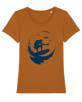 Perfect Wave Surf Life Ocean Roasted Orange