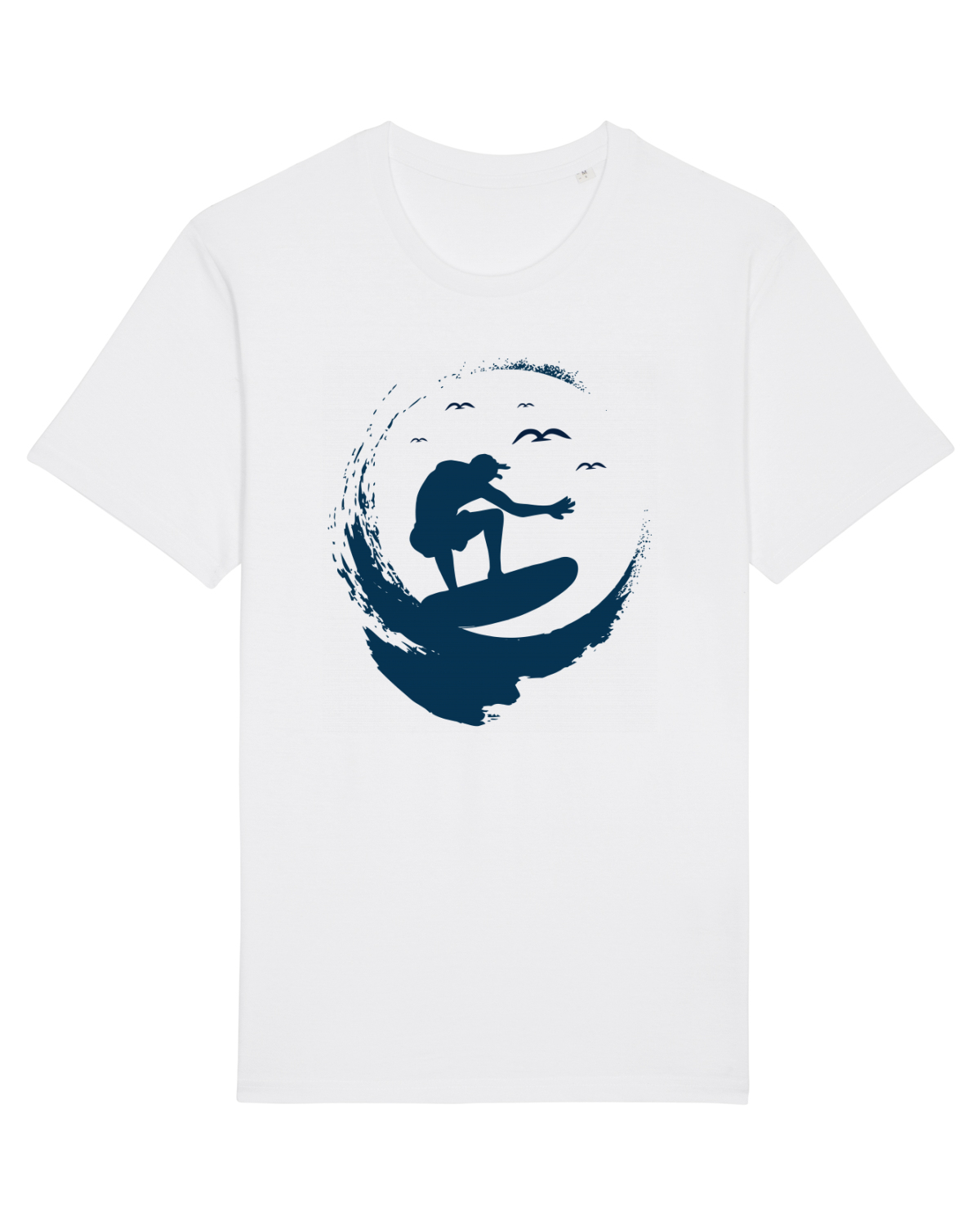 Tricou mânecă scurtă Unisex Rocker White