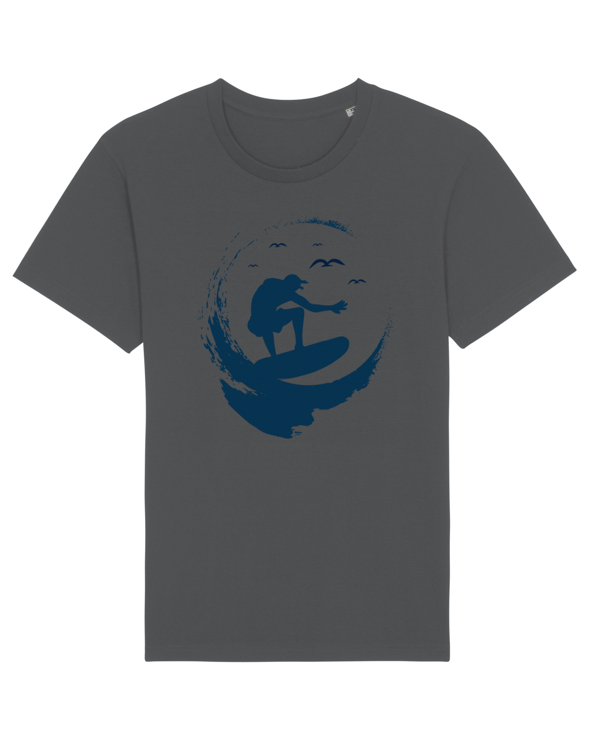 Tricou mânecă scurtă Unisex Rocker Anthracite