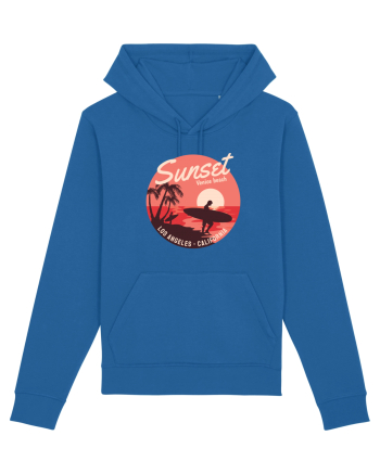 Retro Sunset Venice Beach Royal Blue