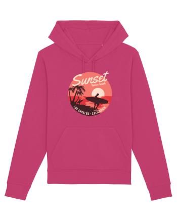 Retro Sunset Venice Beach Raspberry