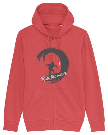 Ride The Wave Ocean Carmine Red