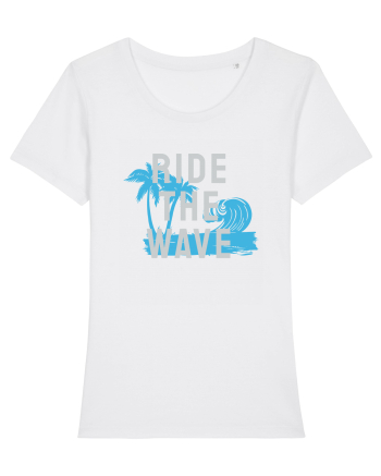 Ride The Wave Ocean Ride The Wave White