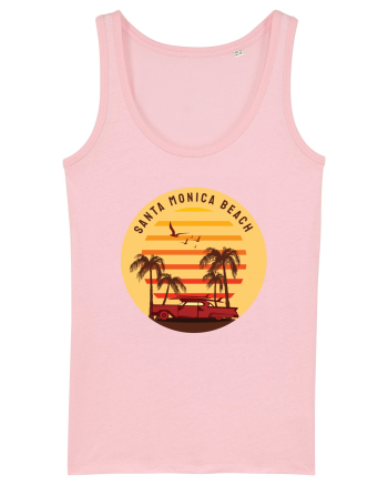 Santa Monica Beach Classic Sunset Cotton Pink