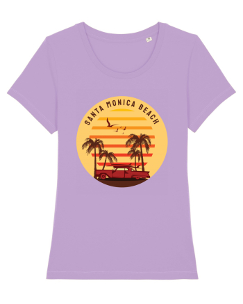 Santa Monica Beach Classic Sunset Lavender Dawn
