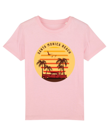 Santa Monica Beach Classic Sunset Cotton Pink