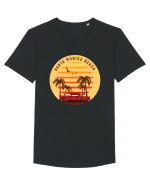 Santa Monica Beach Classic Sunset Tricou mânecă scurtă guler larg Bărbat Skater