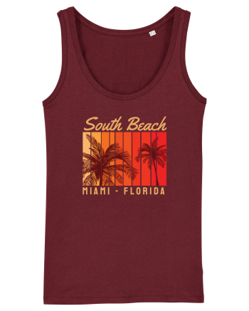 South Beach Miami Florida Burgundy