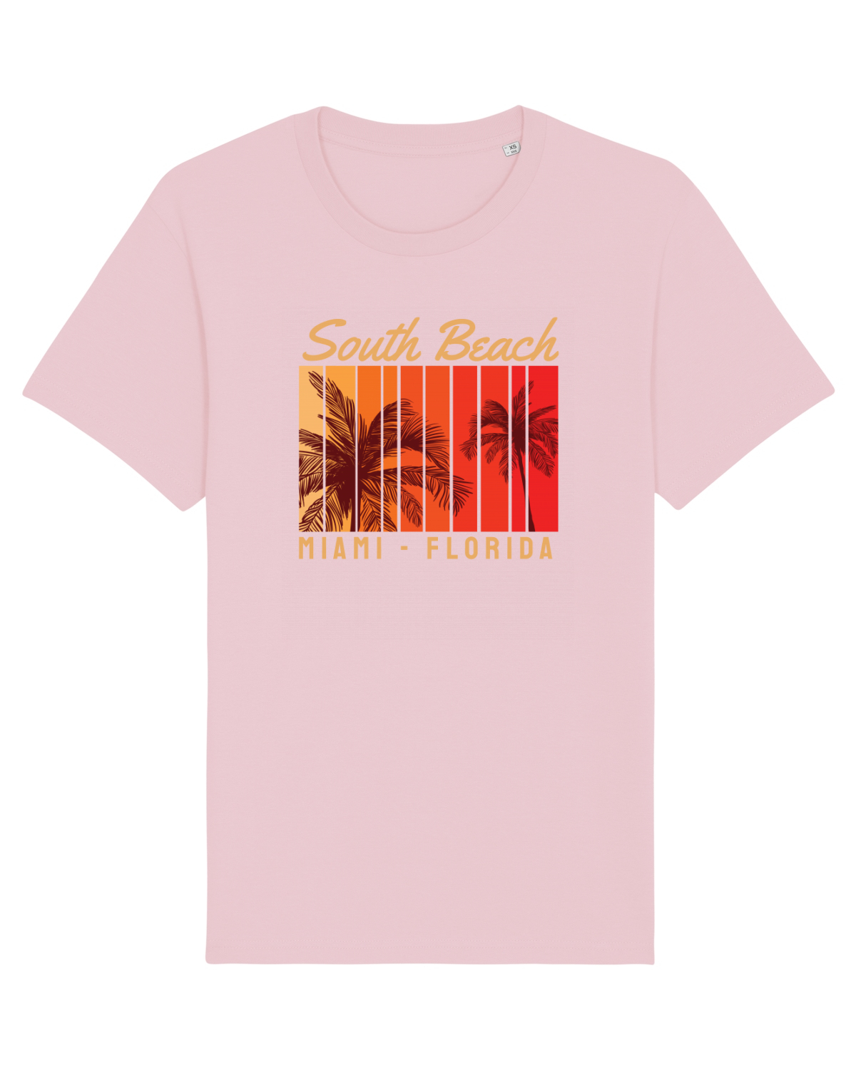 Tricou mânecă scurtă Unisex Rocker Cotton Pink