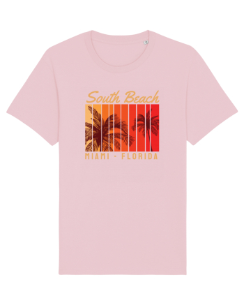 South Beach Miami Florida Cotton Pink