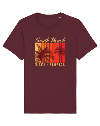 South Beach Miami Florida Burgundy