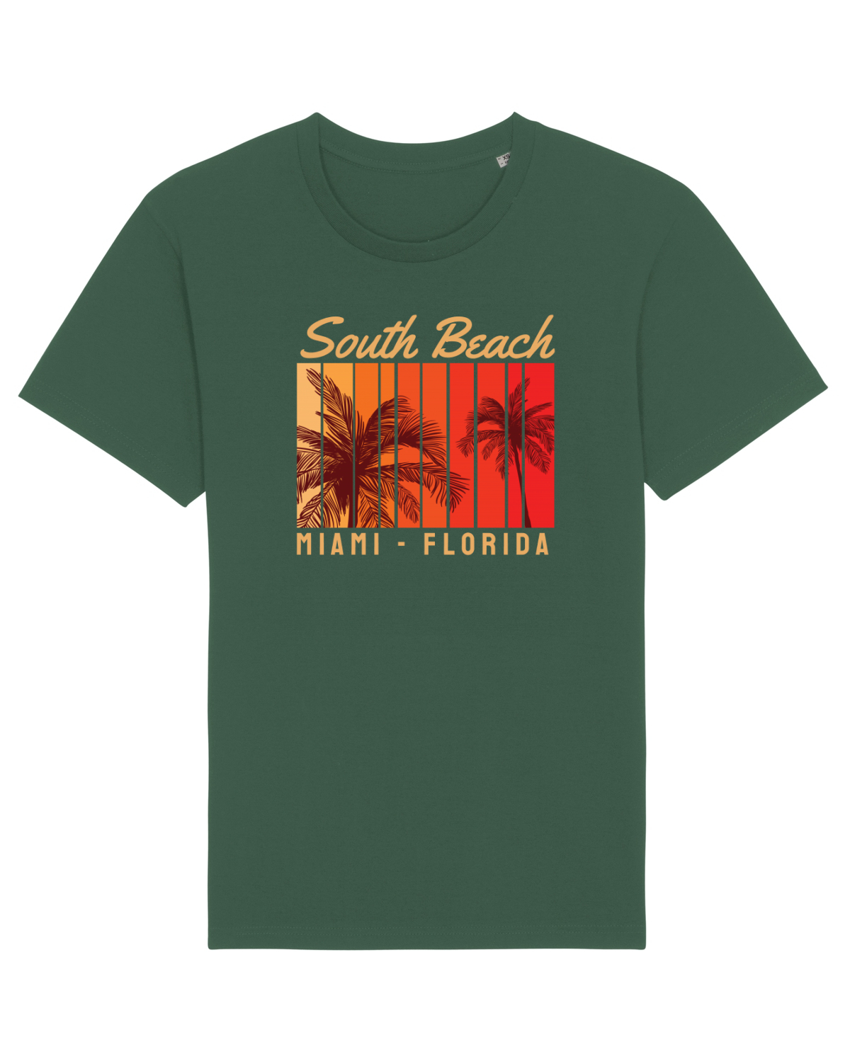 Tricou mânecă scurtă Unisex Rocker Bottle Green