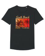 South Beach Miami Florida Tricou mânecă scurtă guler larg Bărbat Skater