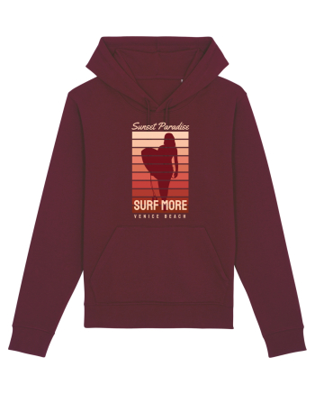 Surf More Venice Beach Burgundy