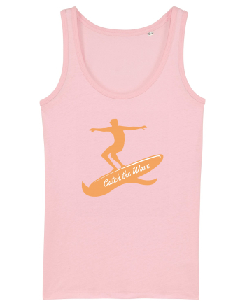 Surfer Catch The Wave Cotton Pink