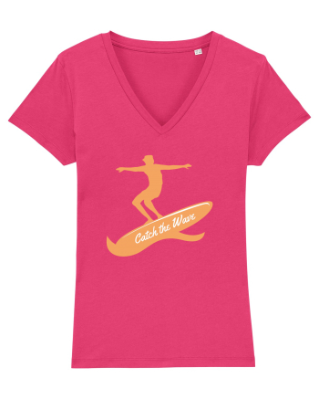 Surfer Catch The Wave Raspberry