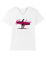 Surfer Tricou mânecă scurtă guler V Bărbat Presenter