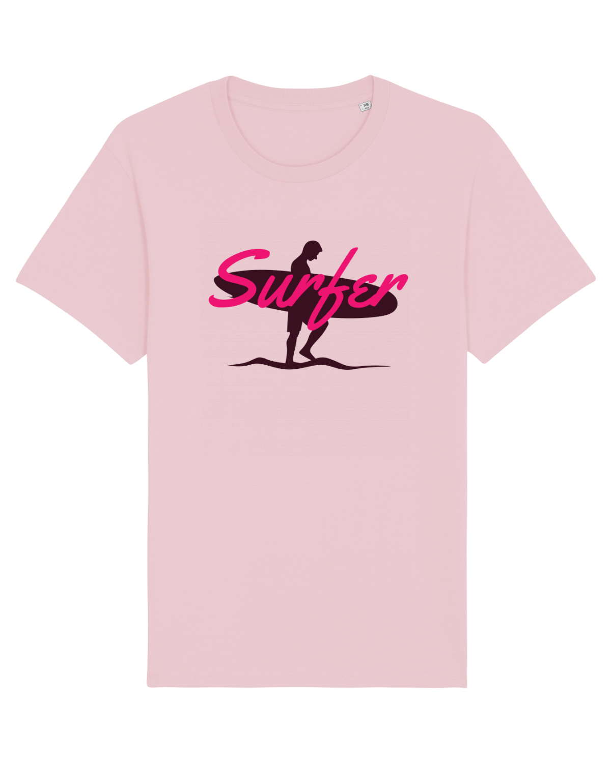 Tricou mânecă scurtă Unisex Rocker Cotton Pink