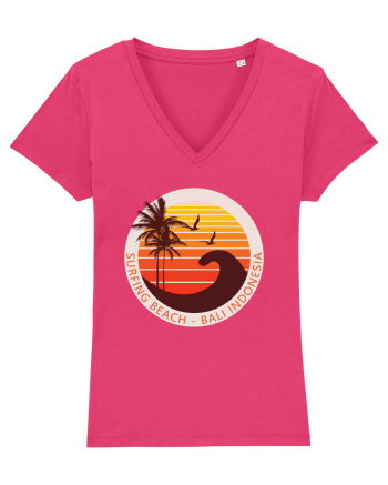 Surfing Beach Sunset Bali  Raspberry