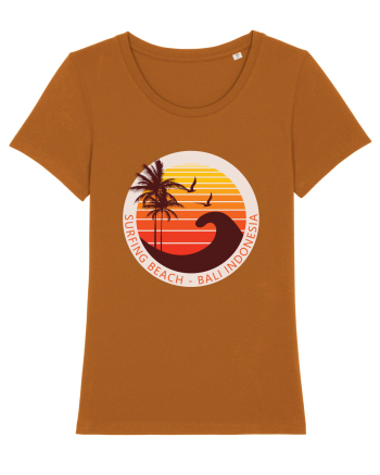 Surfing Beach Sunset Bali  Roasted Orange