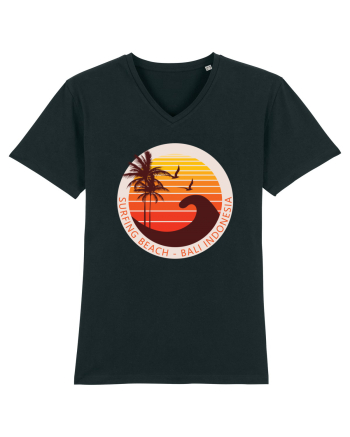 Surfing Beach Sunset Bali  Black
