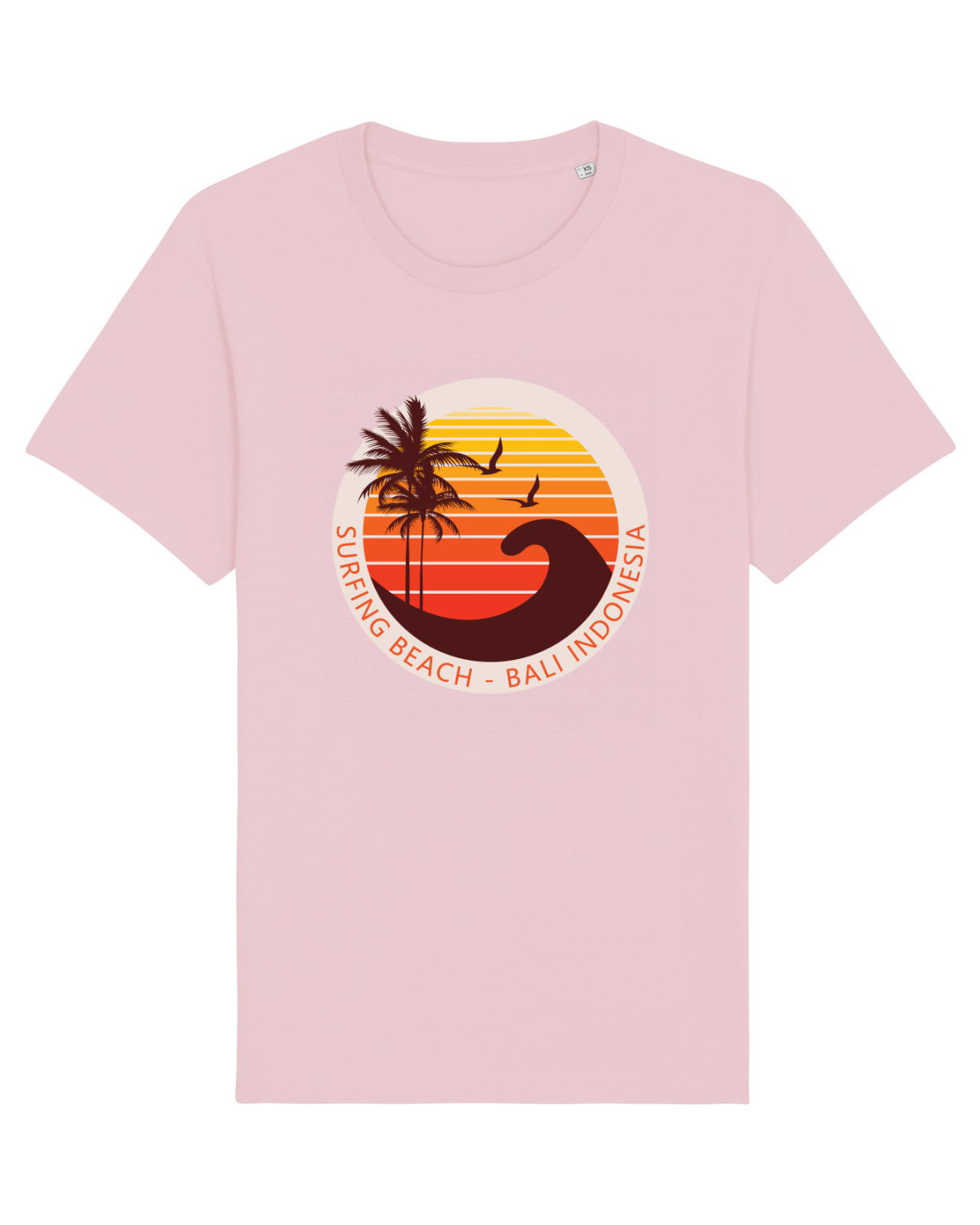 Tricou mânecă scurtă Unisex Rocker Cotton Pink