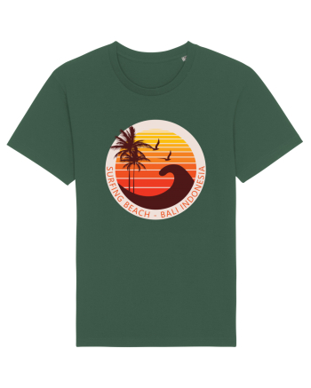 Surfing Beach Sunset Bali  Bottle Green