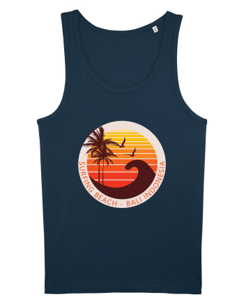 Surfing Beach Sunset Bali  Navy