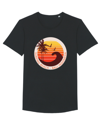 Surfing Beach Sunset Bali  Black