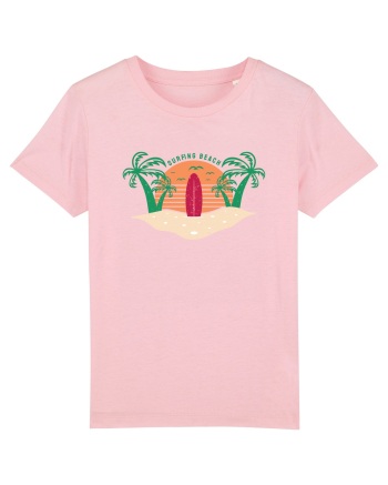 Surfing Beach Cotton Pink