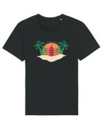 Surfing Beach Tricou mânecă scurtă Unisex Rocker