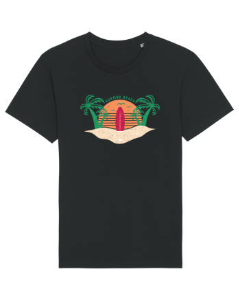 Surfing Beach Black