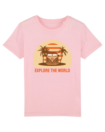 Tiny Home Big Living Beach Sunset Cotton Pink