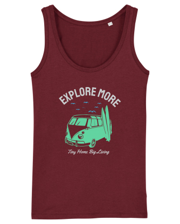 Tiny Home Big Living Beach Surf Burgundy