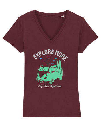 Tiny Home Big Living Beach Surf Burgundy