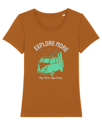 Tiny Home Big Living Beach Surf Roasted Orange