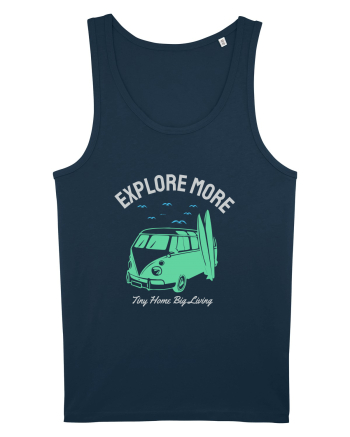 Tiny Home Big Living Beach Surf Navy