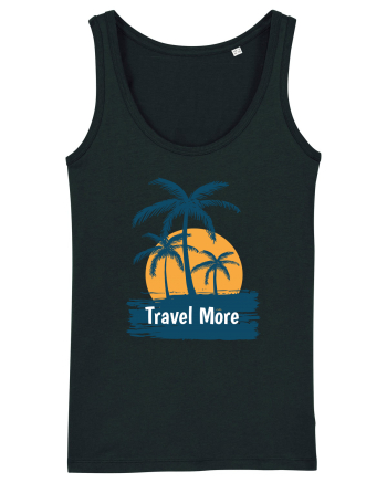Travel More Amazing Sunset Black
